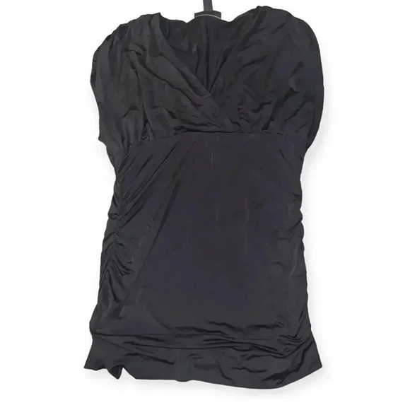 Vintage Y2k crossover ruched blouse - Picture 1 of 3